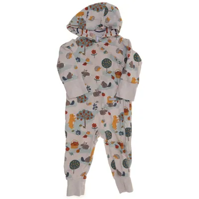 Rompers (Beige, Multicolored) from Polarn O. Pyret Elastane, Organic cotton