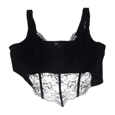 Bustier (Svart) från Shein Curve Elastan, Polyester