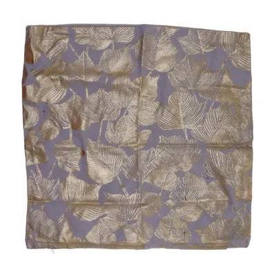 Kuddfodral (Grå, Guldfärgad) från Hemtex Bomull