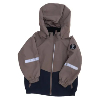 Allvädersjacka (Blå, Beige) från Polarn O. Pyret Återvunnen polyester