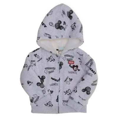 Capuchon sweater (Grijs) van Disney Baby Katoen, Polyester
