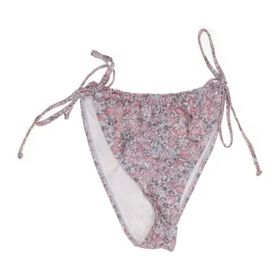 Bikini broekje (Wit, Meerkleurig) van NA-KD Elastaan, Polyester