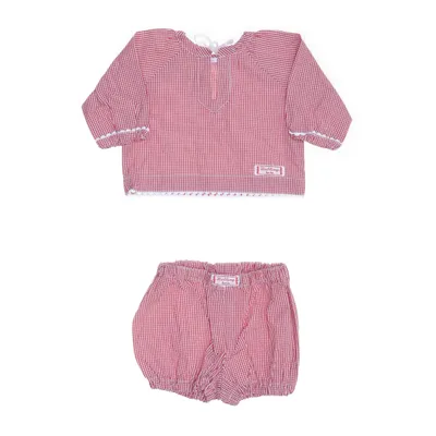 Pyjamas (Vit, Röd) från Liebling Bomull