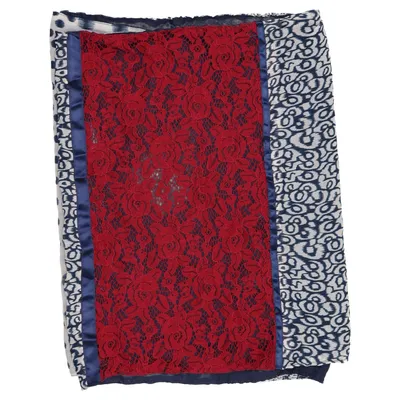 Nekwarmer (Blauw, Rood, Wit) van Multiblu Katoen, Polyester