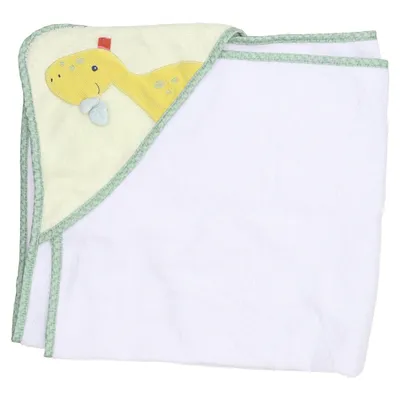 Badponcho (Wit, Groen, Geel) van Fehn Katoen, Polyester