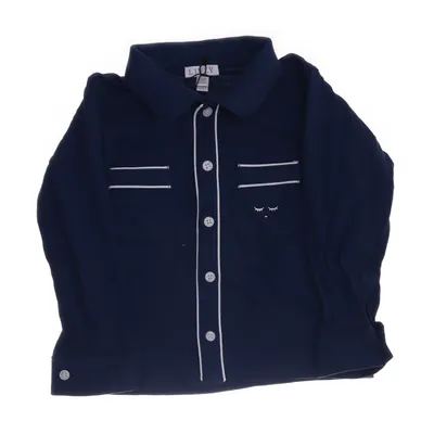 Chemise de pyjama (Bleu) de Livly Coton, Élasthane, Polyester