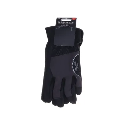 Veiligheidshandschoenen (Zwart, Grijs) van Workwear by Clas Ohlson Elastaan, Nylon, Polyester, Polyurethaan