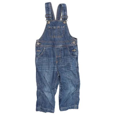 Dungarees (Blue) from Polarn O. Pyret Organic cotton