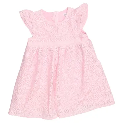Flower girl dress (Pink) from Babaluno Cotton, Elastane, Polyamide, Polyester