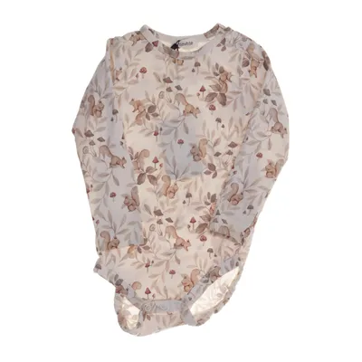 Body (Beige, Flerfarvet) fra Newbie by KappAhl Bomuld, Elastan