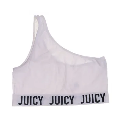 Sport-BH (Vit, Svart) från Juicy Couture Elastan, Polyamid