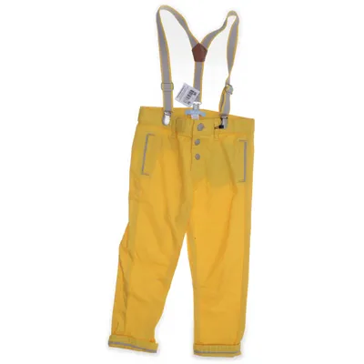 Pants (Yellow) from Obaïbi Cotton, Elastane