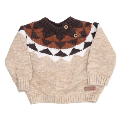 Tröja (Beige, Brun, Vit) från Newbie by KappAhl Bomull
