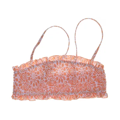 Bikiniöverdel (Orange, Vit) från Playful Promises Elastan, Polyester