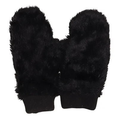Mittens (Black) from Divided by H&M Acrylic, Polyester