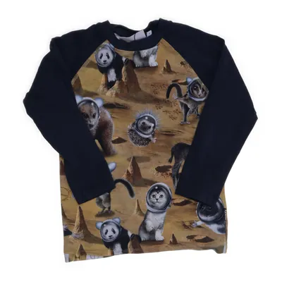 Long sleeve T-shirt (Blue, Multicolored) from Molo Organic cotton, Elastane