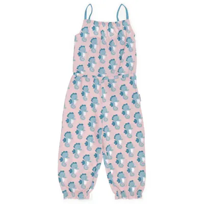 Byxdress (Rosa, Flerfärgad) från Maxomorra Bomull, Elastan
