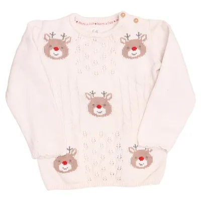 Christmas sweater (White) from Baby C&A Cotton