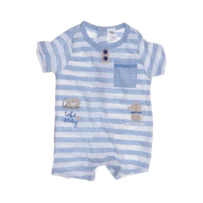 Sparkdräkt (Blå, Vit) från Baby Baby Bomull, Polyester