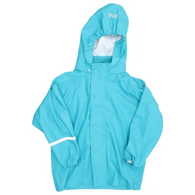 Rain jacket (Turquoise) from Caretec Polyester, Polyurethane