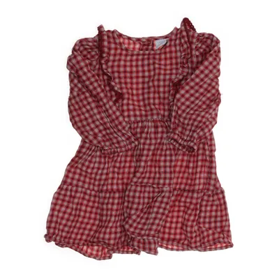 Klänning (Röd, Vit) från Lindex Baby Bomull, Återvunnen polyester