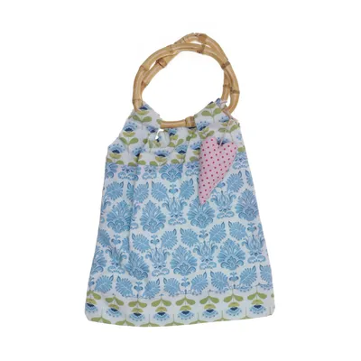 Sac à main (Bleu, Vert, Blanc)