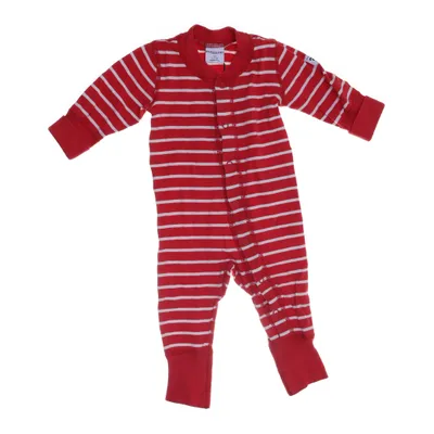 Sparkdräkt (Röd, Vit) från Polarn O. Pyret Ekologisk bomull