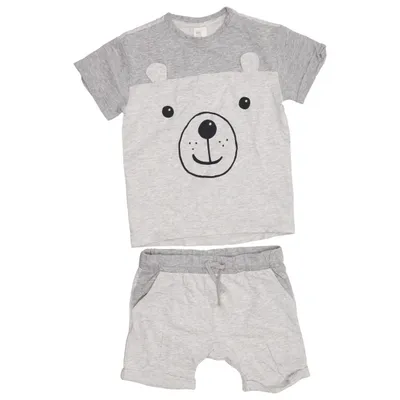 Set (Grå) från H&M Baby Bomull