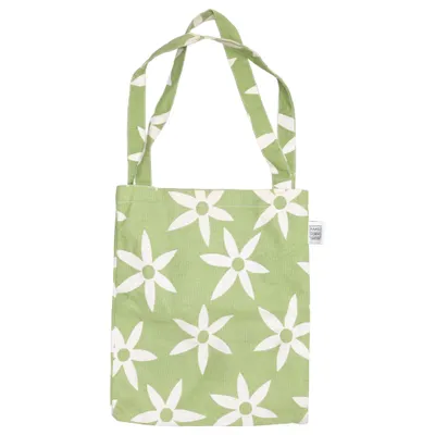 Sac en toile (Vert, Blanc) de Färg & Form