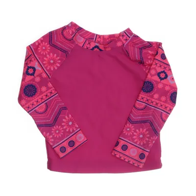 Badtröja (Rosa, Flerfärgad) från Circo Elastan, Återvunnen polyester