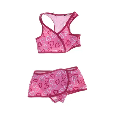 Bikini (Pink, White, Red) from MIX Elastane, Polyester