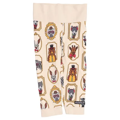 Legging (Beige, Multicolore) de Villervalla Élasthane, Coton biologique