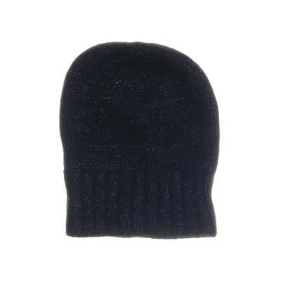 Beanie (Black) from Inverni Cashmere, Polyester, Viscose