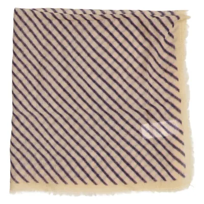 Silketørklæde (Beige, Blå) fra Becksöndergaard Kashmir, Uld