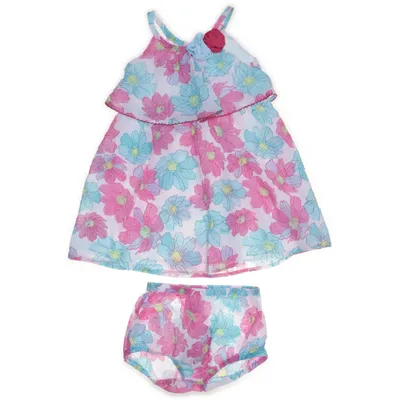 Set (White, Blue, Pink) from Penelope Mack Cotton