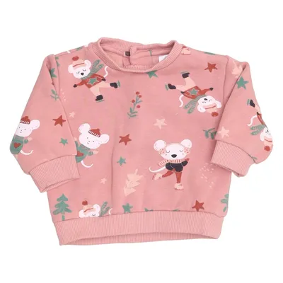 Sweatshirt (Pink, Mehrfarbig) von Tex Baby Baumwolle, Elasthan, Polyester