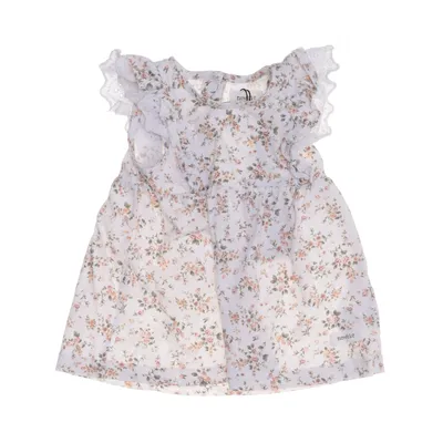 Klänning (Vit, Flerfärgad) från Newbie by KappAhl Bomull