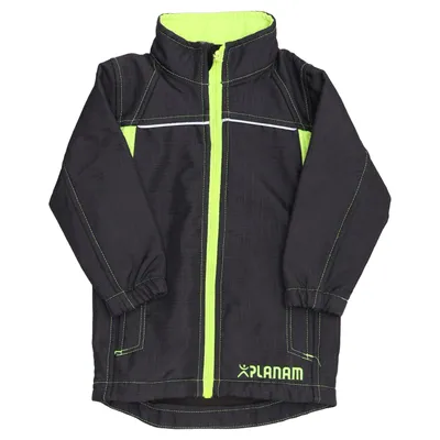 Softshell jacket (Grijs, Geel) van Planam Polyester