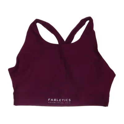 Sport-BH (Lila) från Fabletics Elastan, Polyamid, Polyester