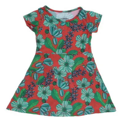 Klänning (Röd, Grön, Blå, Flerfärgad) från Cissi och Selma Elastan, Ekologisk bomull