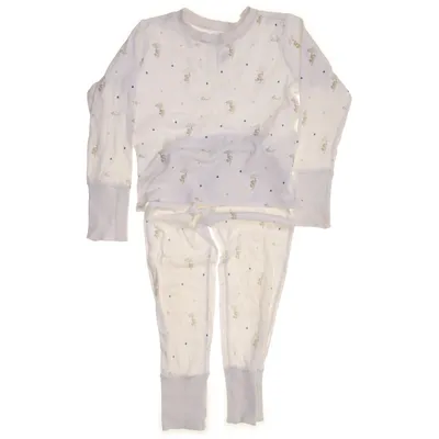 Pyjamas (Vit, Flerfärgad) från Livly Bomull, Elastan