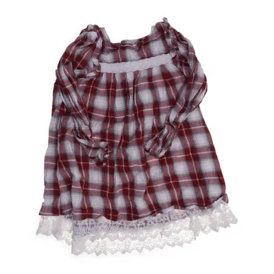 Jurk (Rood, Meerkleurig) van Newbie by KappAhl Katoen