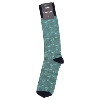 Chaussettes (Vert, Noir) de Happy Socks Coton, Élasthane, Polyamide
