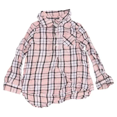 Flanellskjorta (Rosa, Vit, Svart) från Sears Bomull, Metallfiber