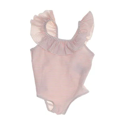 Badpak (Roze, Wit) van H&M Elastaan, Polyamide, Polyester