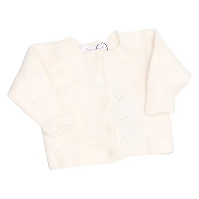 Cardigan (Blanc) de Tartine et Chocolat Cachemire, Coton, Laine