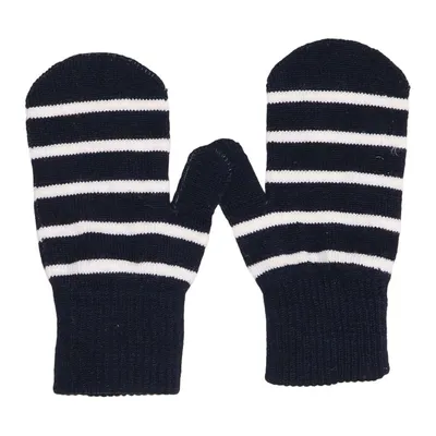 Mittens (Blue, White) from Polarn O. Pyret Acrylic, Elastane, Polyamide, Wool