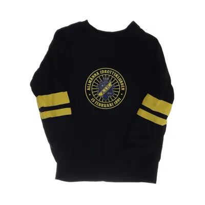 Collegetröja (Svart, Gul) från AIK Bomull