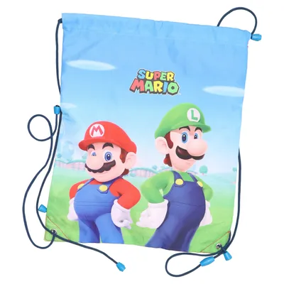 Gympapåse (Blå, Flerfärgad) från Super Mario Polyester