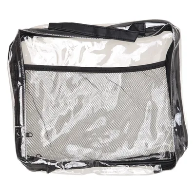 Toilet bag (Black, Transparent)